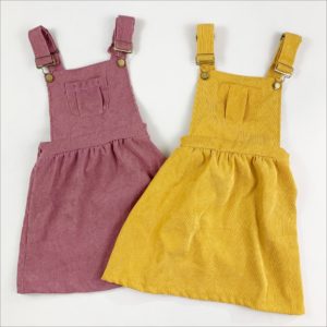 Coordinating Corduroy Jumpers for Twin girls