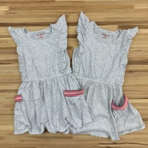 Matching Dresses with pockets for twin girls