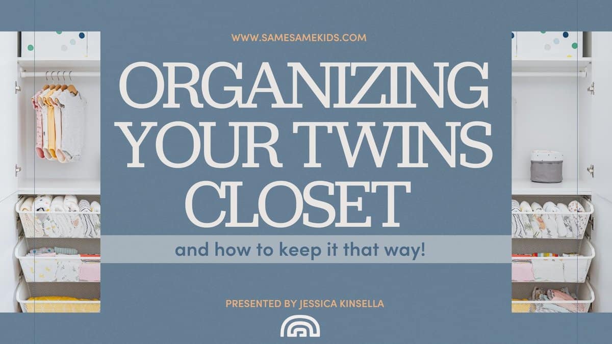 How to Organize Your Twins Closet
