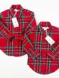 Matching Red Plaid Button Downs