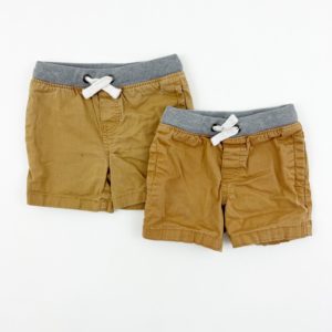 Matching Khaki Shorts