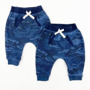 Matching Blue Camo Sweatpants