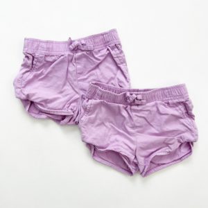 Matching Purple Shorts