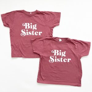 Matching Big Sister Tshirts