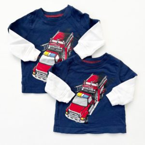 Matching Firetruck Tshirts