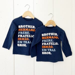 Matching Shirts for twin boys