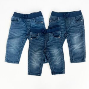 Matching jeans for triplets
