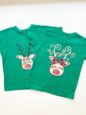 Coordinating Christmas Tshirts for Boy Girl Twins