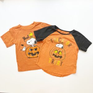 Coordinating Halloween Tshirts for Boy Girl Twins