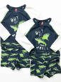 Matching swimsuits for twin boys