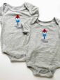 Matching Onesies for twin boys