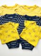 Matching onesies for twin boys