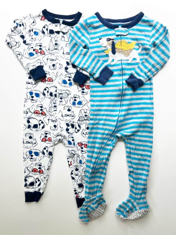 Coordinating Pajamas for Twins