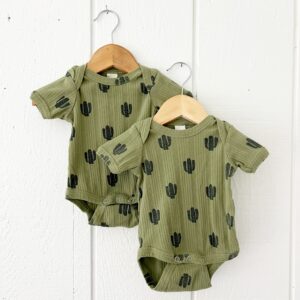 Matching onesies for twins