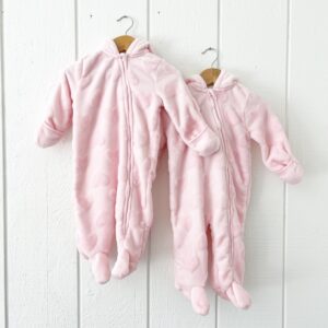 Matching Snowsuits for twin girls