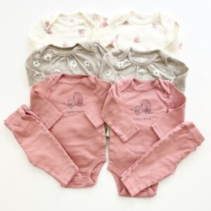 Matching Onesies for Twin Girls