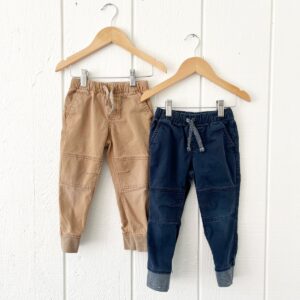 Coordinating Jean and Khaki pants
