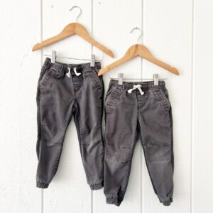 Matching grey pants